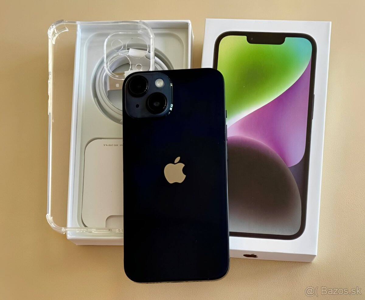 iPhone 14 Midnight BATERIE 100% TOP - 3