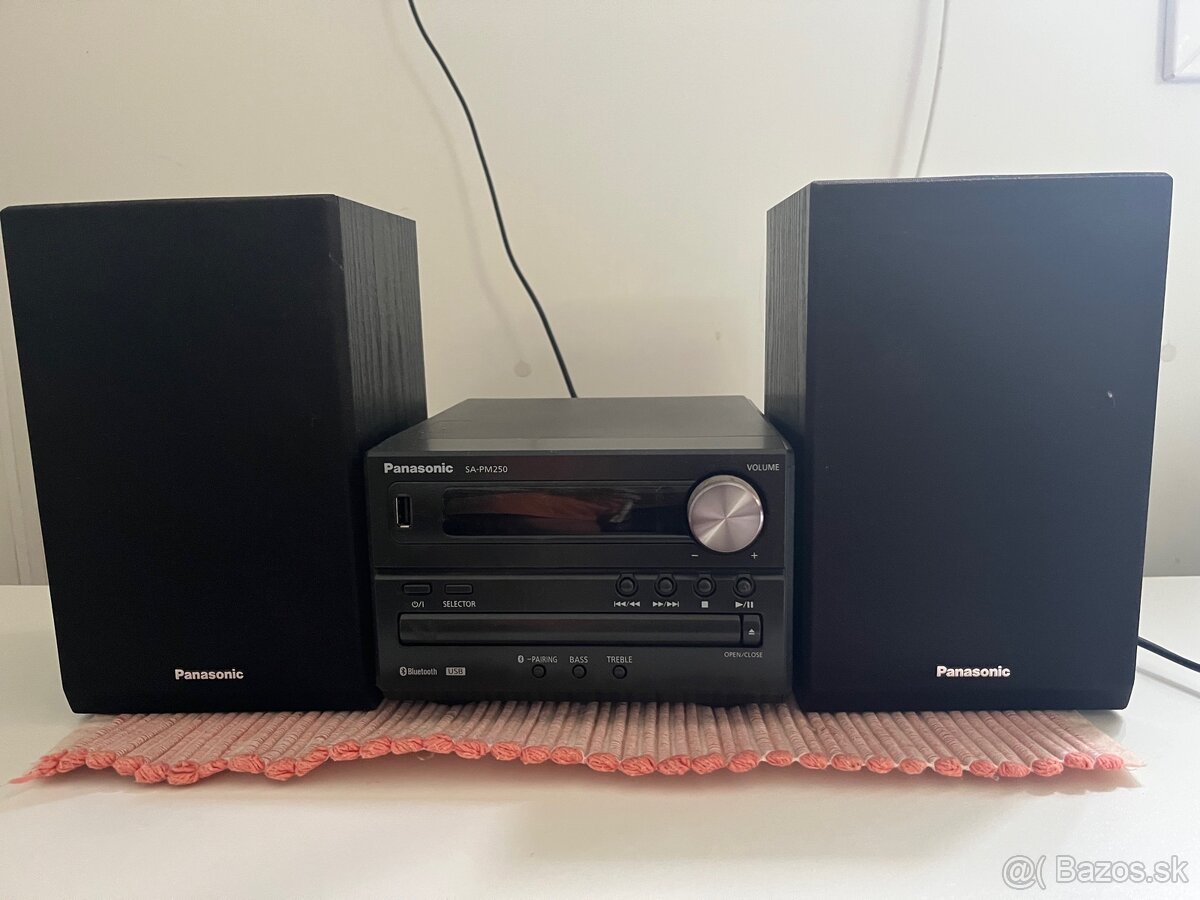 Mikrosystém Panasonic PM250 s DO pre CD aj USB - 3