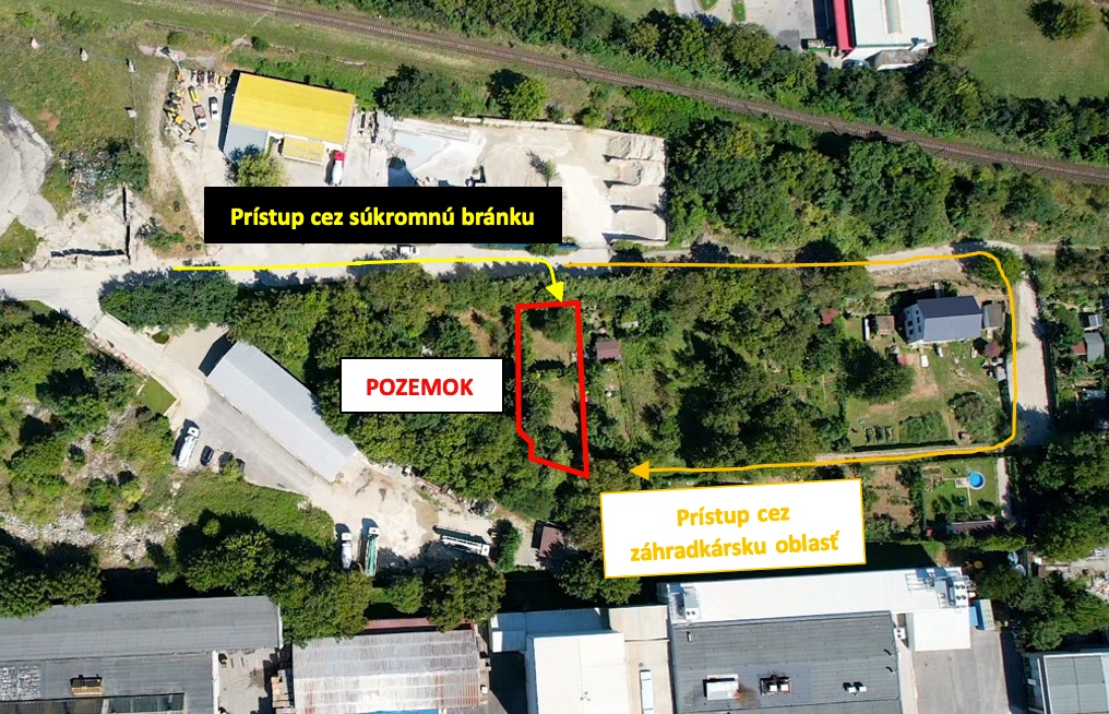 550 m2 POZEMOK na výstavbu chaty v širšom centre Nitry - 3