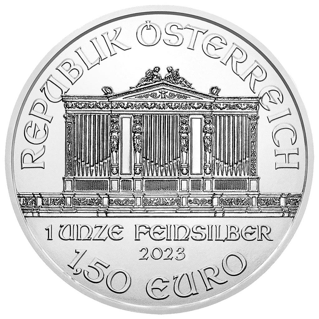 Investičné striebro, Strieborné mince, Wiener Filharmoniker - 3