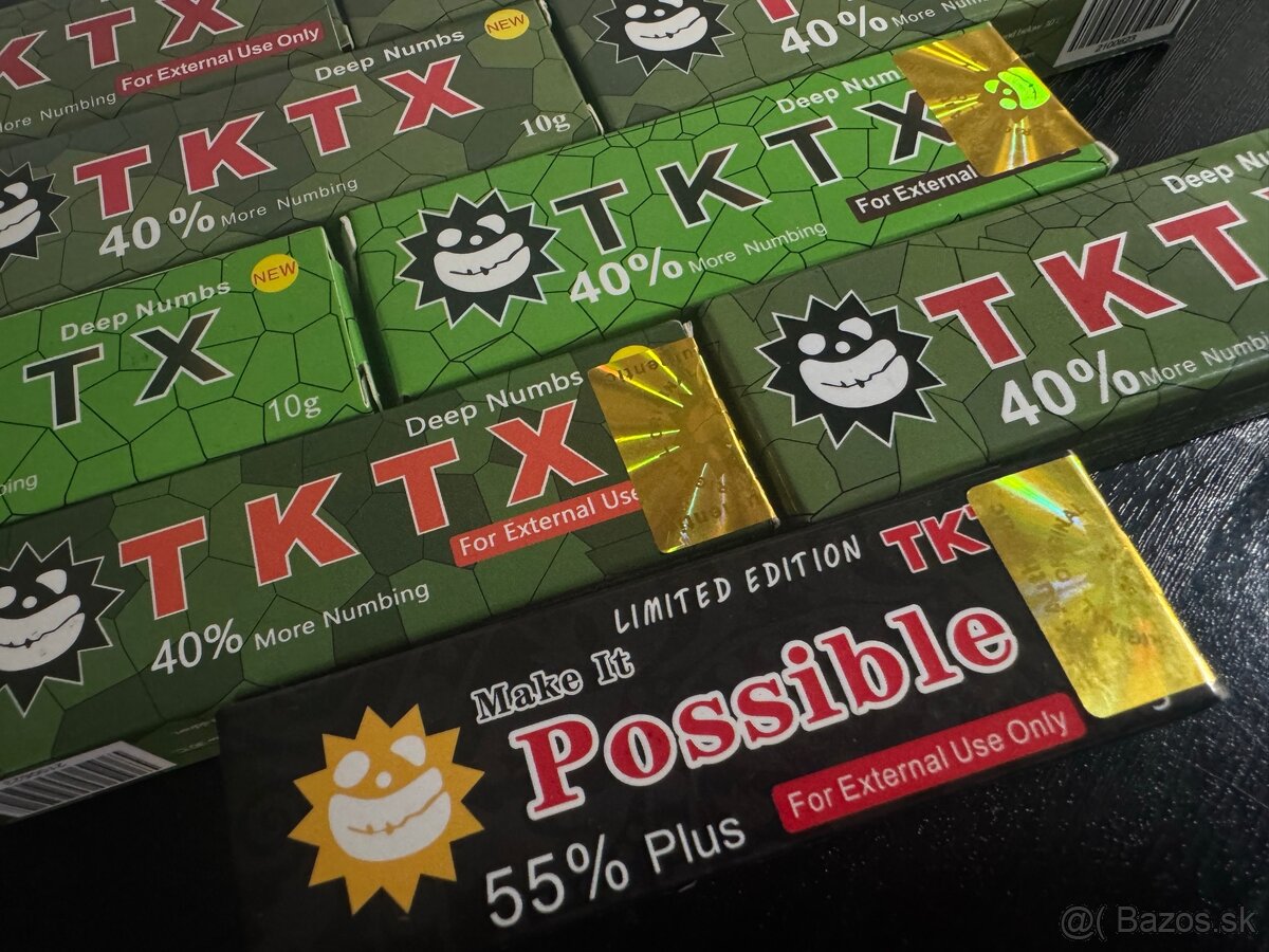 TKTX anestetické krémy - 3