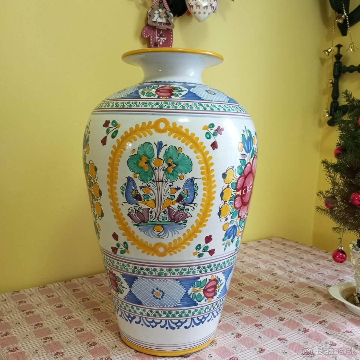 Váza majolika - 3