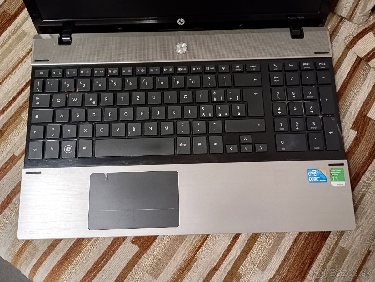 predám nefunkčný notebook Hp probook 4520s - 3