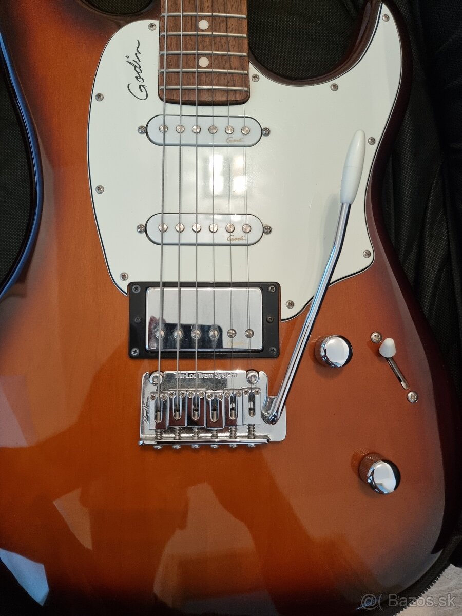 Elektrická gitara godin session + prislušenstvo - 3