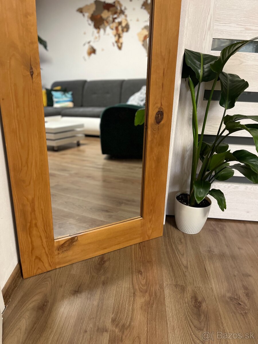 Zrdkadlo s masívnym dreveným rámom - 3