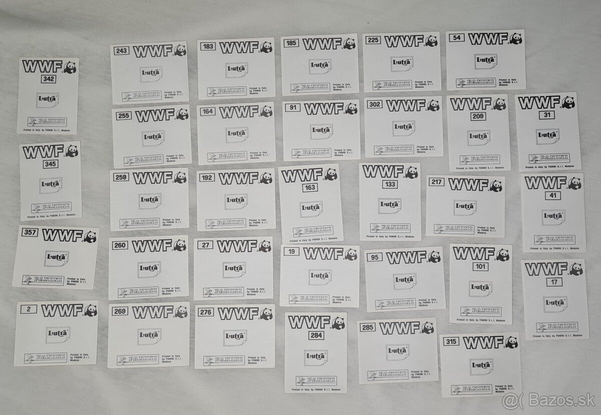 WWF Lutra Panini - 3