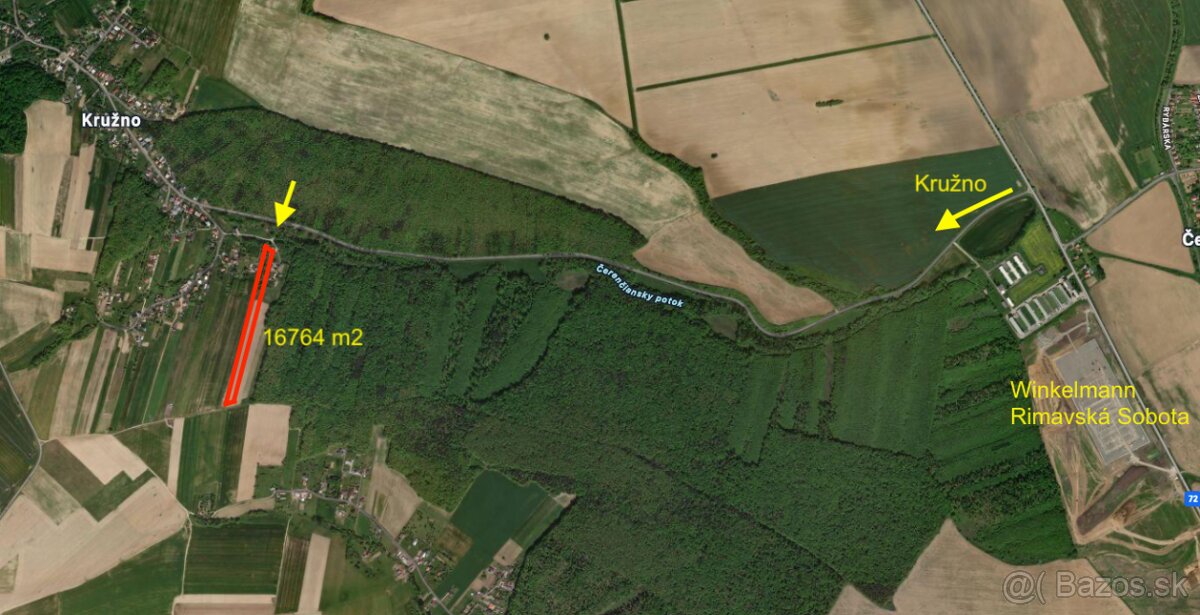 Na predaj veľký pozemok blízko RS za cenu LEN 10€/m2 - 3