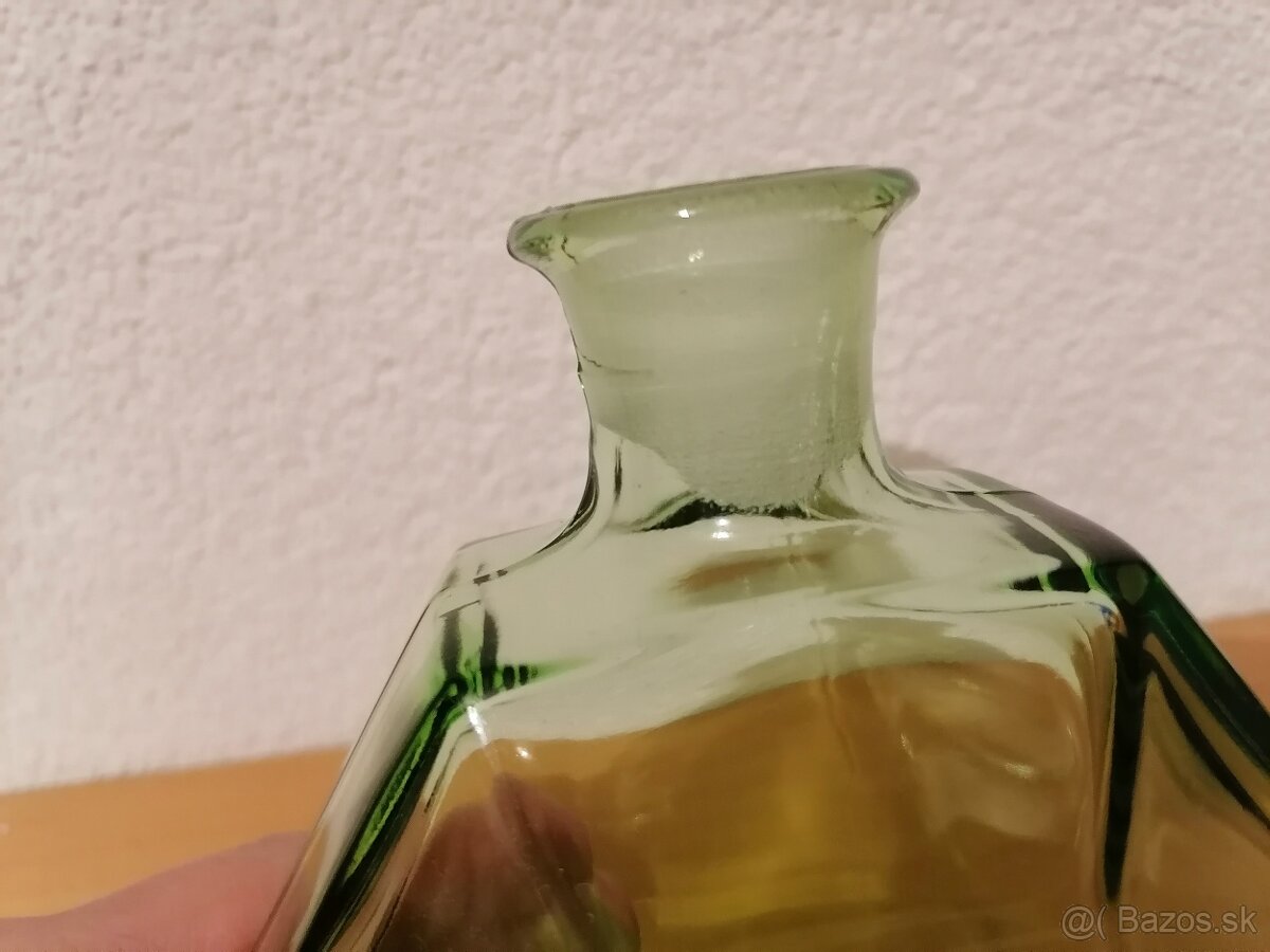 Likérová súprava, uranové sklo - VZÁCNA - 3