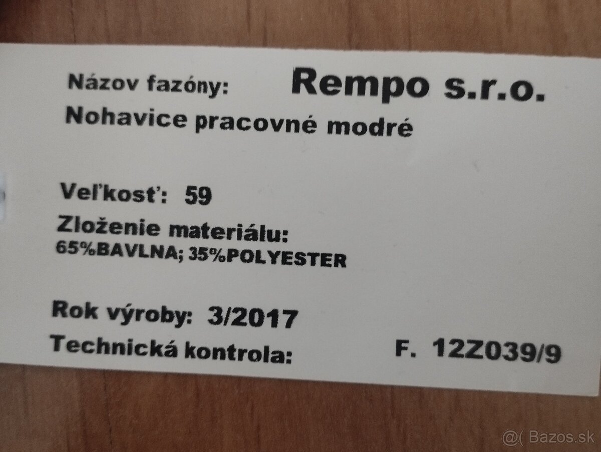 Hasiči nohavice - 3