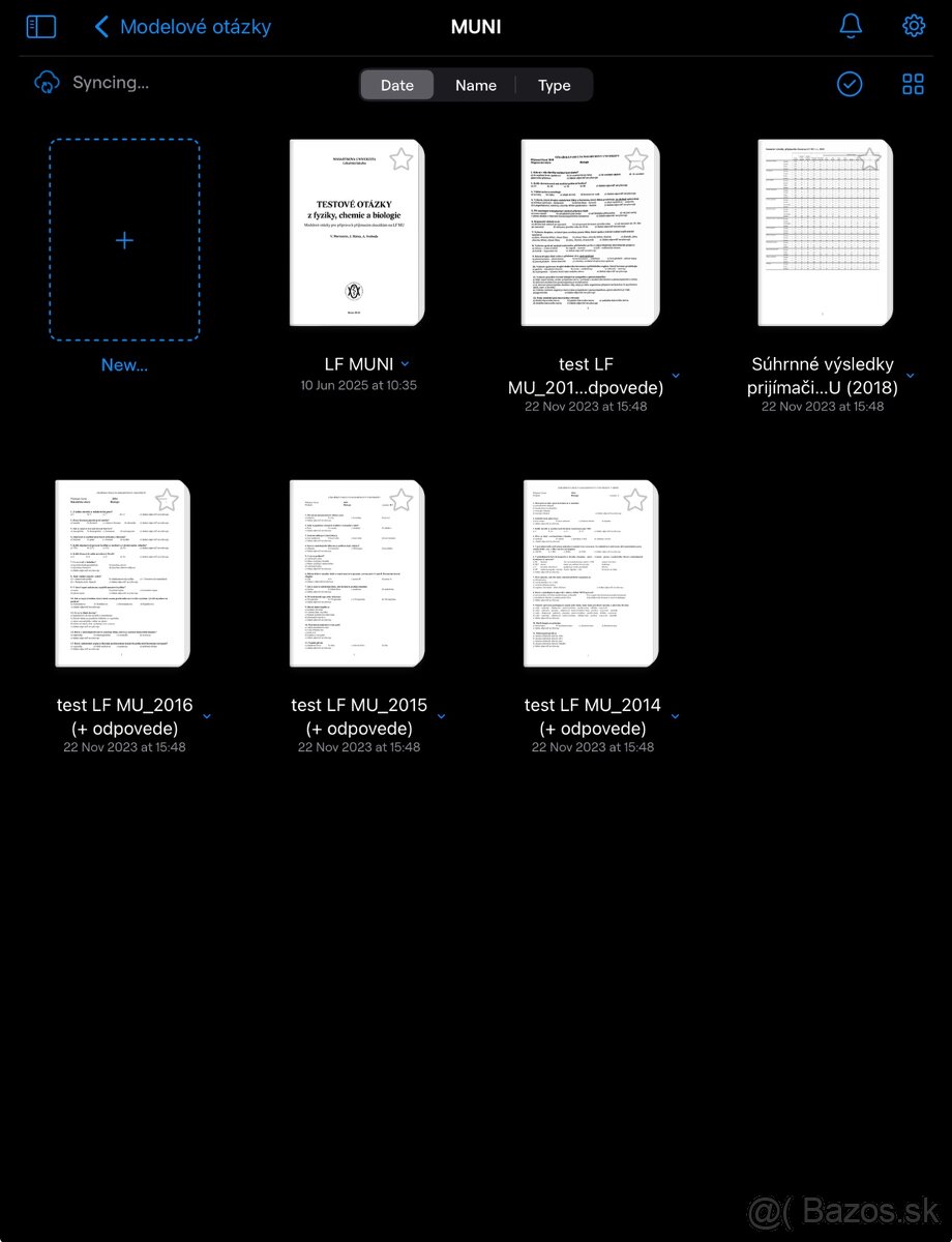Modelové otázky na lekárske fakulty - 3