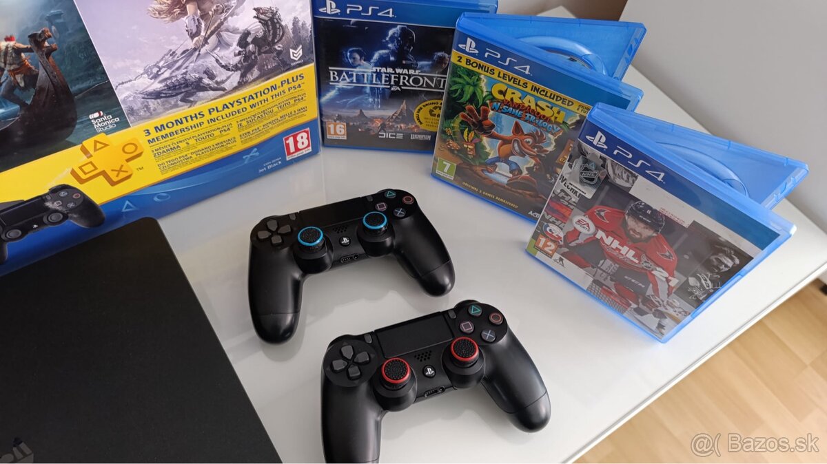 PS4 Slim 500GB + 2x ovladac - 3