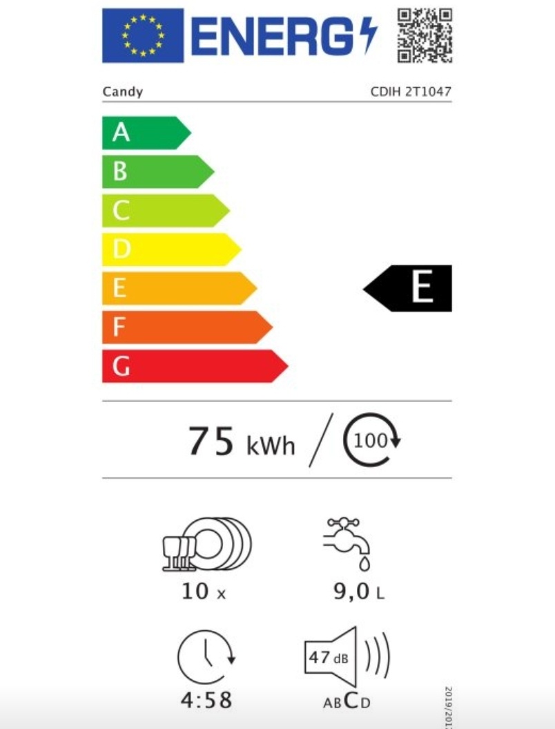 Umyvačka riadu CDIH2T1047 45cm Candy - 3