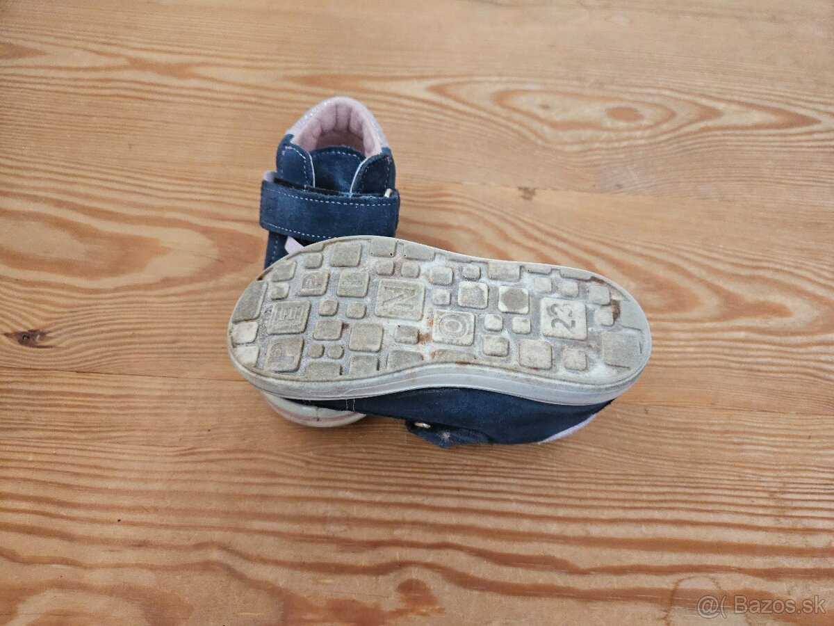 Kožené topánky, 15 cm, veľ. 23 - 3