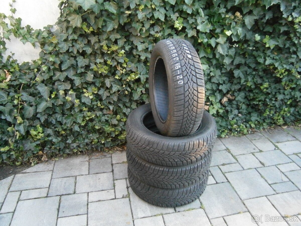 Predám 4x zimné pneu Dunlop 195/60 R16 89H - 3