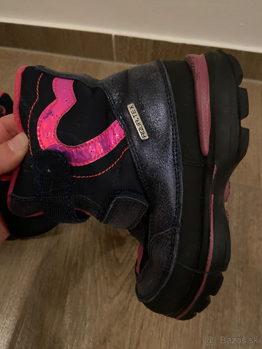 Dievcenske zimne ddstep čižmy nepremokavé - 3