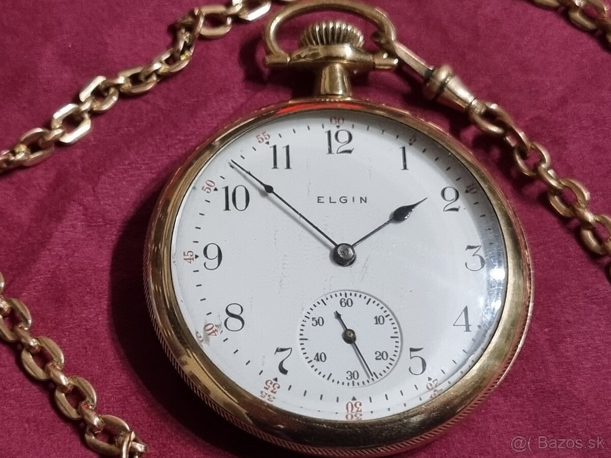 Vreckové hodinky,ELGIN. - 3