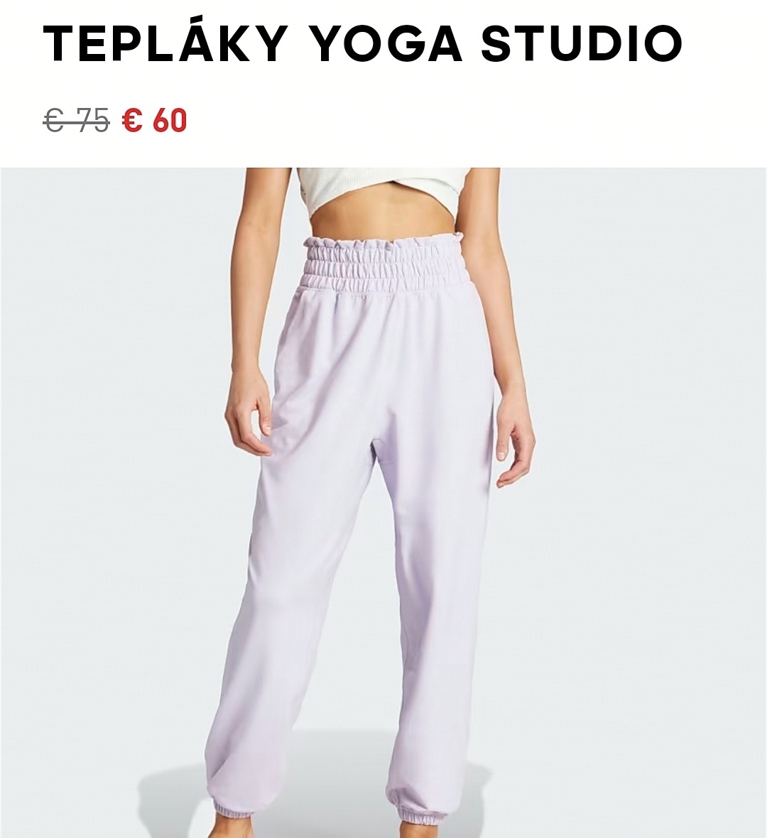 Adidas yoga tepláky - 3