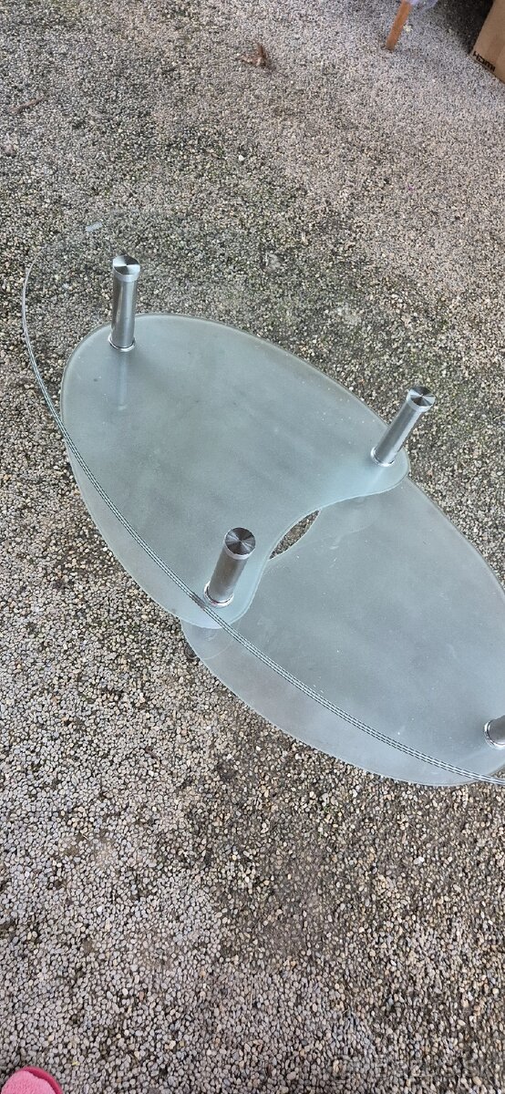 Sklenený stolík - 3