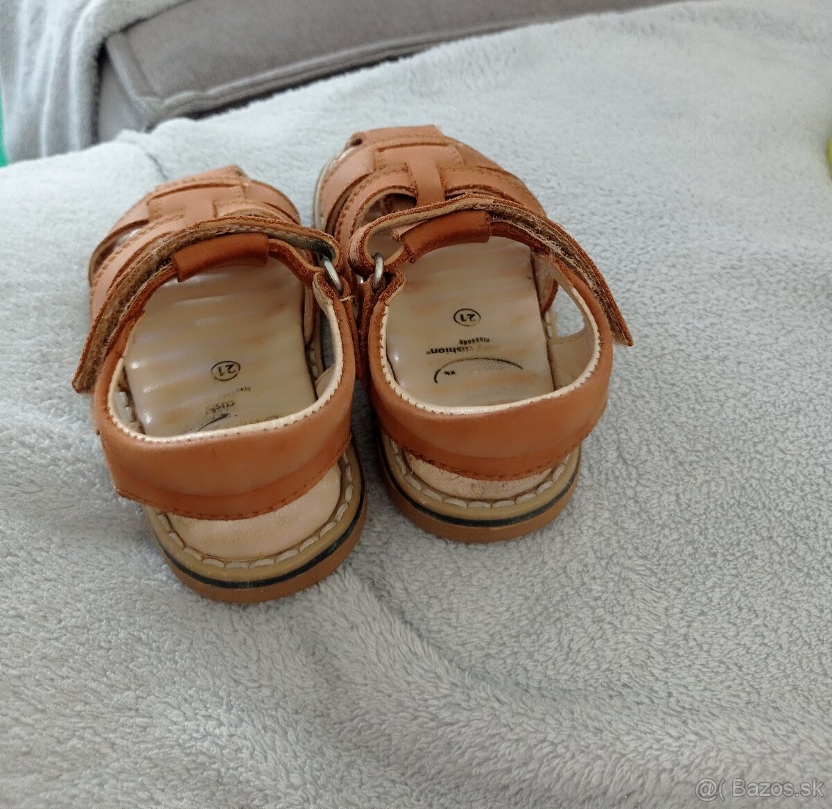 Sandále kožene pre chlapca č.21 - 3