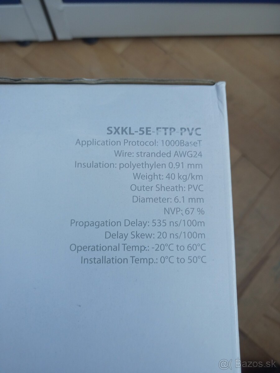 Predám FTP kábel SXKL-5E-FTP PVC - 3