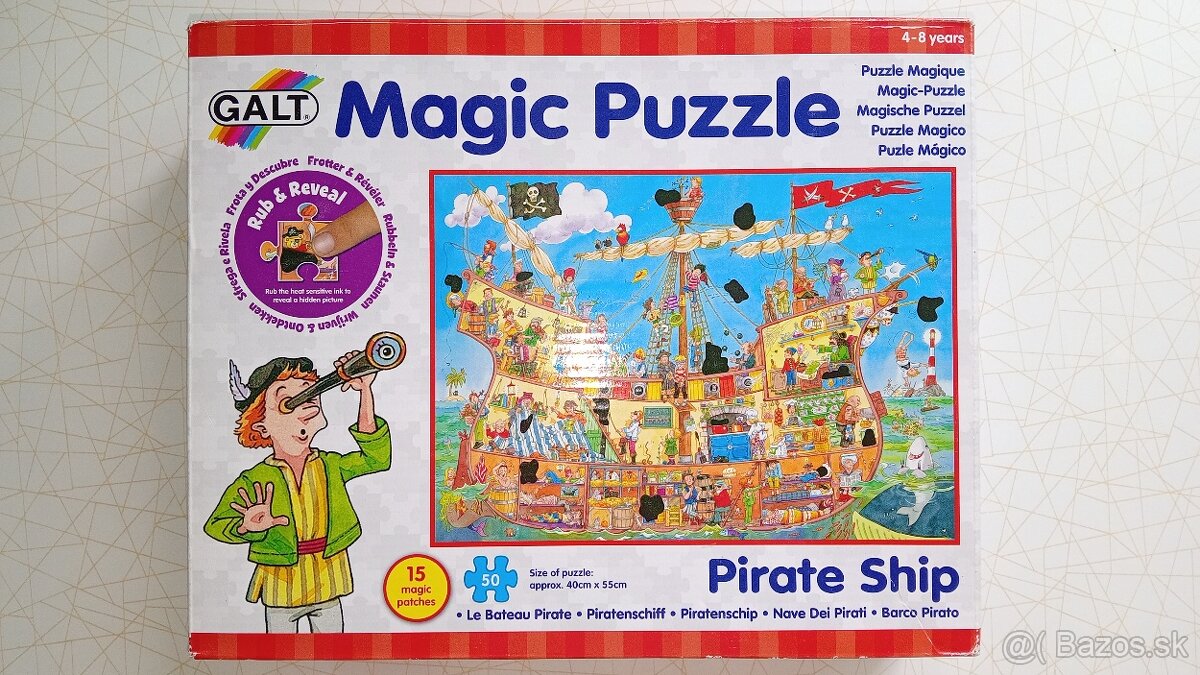 Magické puzzle Pirátska loď, Strašidelný hrad - 3