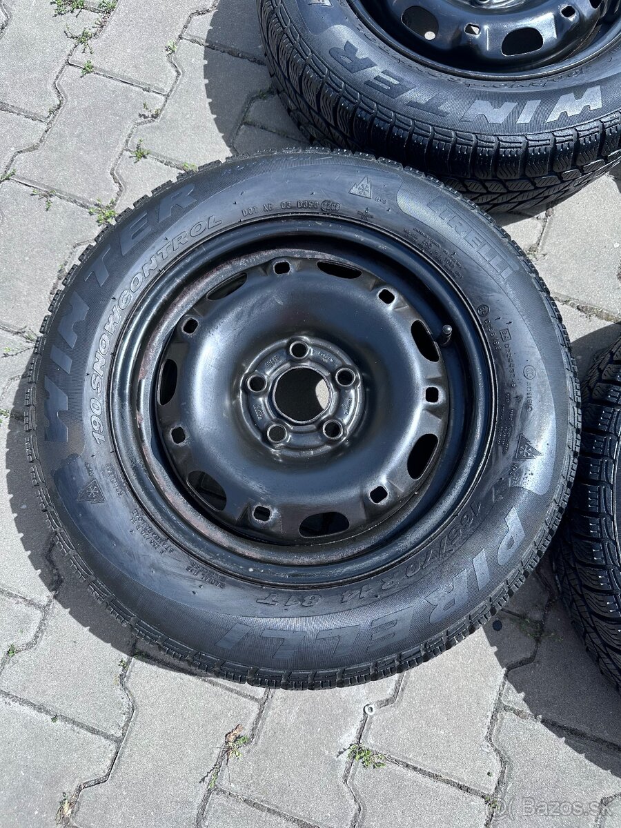 Zimna sada diskov 165/70R14 5X100 - 3