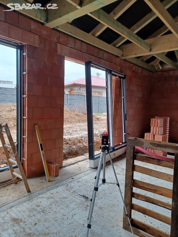 Hs portál hliník 190x205cm trojsklo profil Ultraglide. - 3