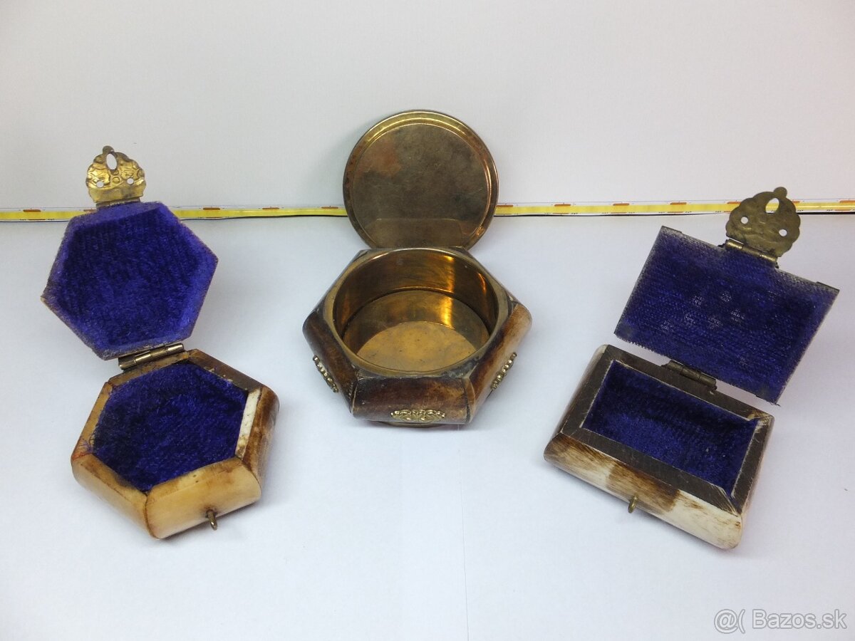 Set, orientální pěkné šperkovnice 5 kusů. - 3