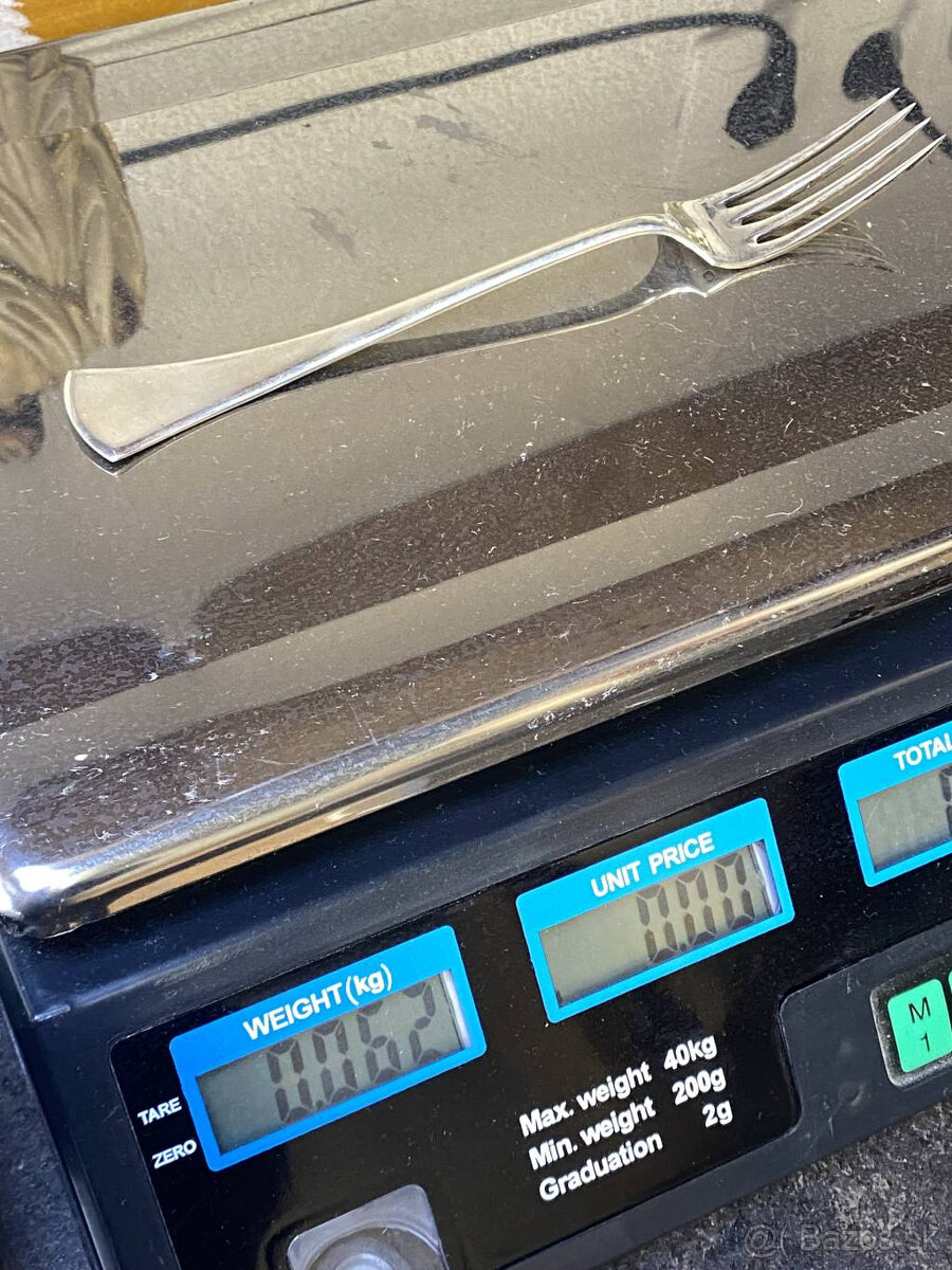 Strieborný príbor Ag 800 punce ČSR - 3