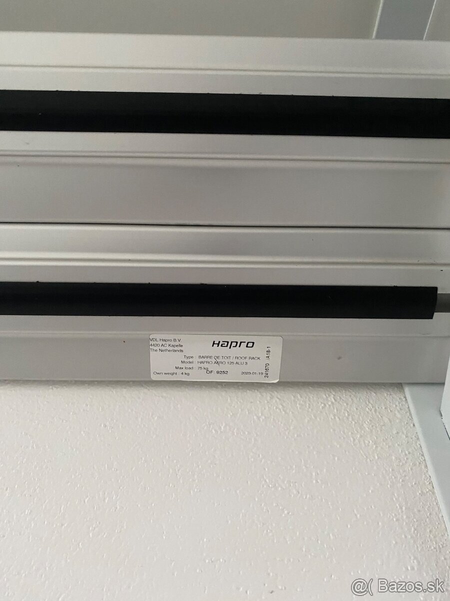 Predám strešný nosič Hapro - 3