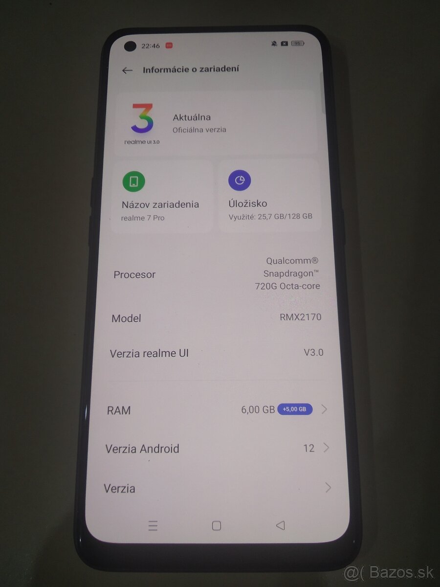 Realme 7 Pro 128Gb cena 90€ - 3