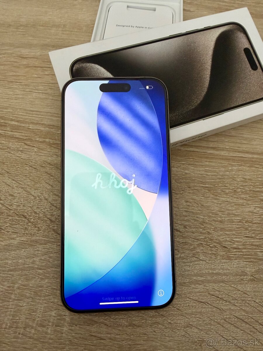 iPhone 15 Pro Naturat Titanium, 128GB - 3