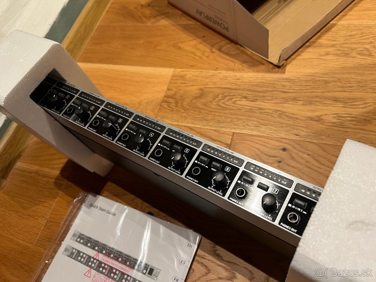 Predám Behringer Powerplay HA8000 slúchadlový zosilňovač - 3