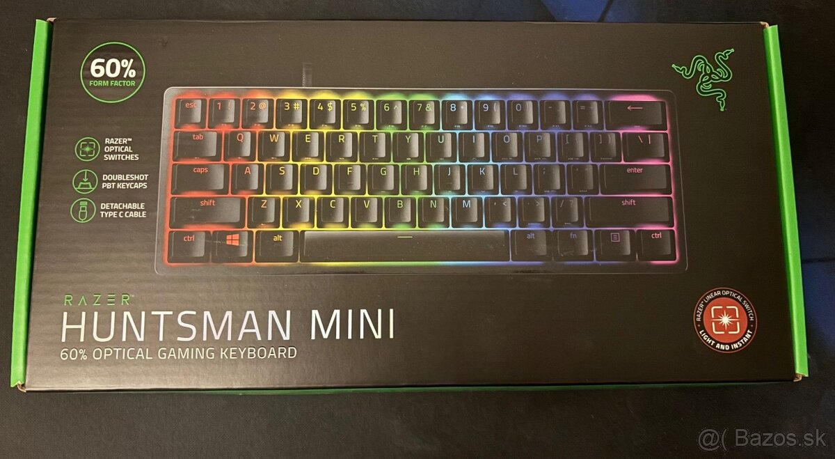 Predam klávesnicu Razer Huntsman mini Red switches - 3