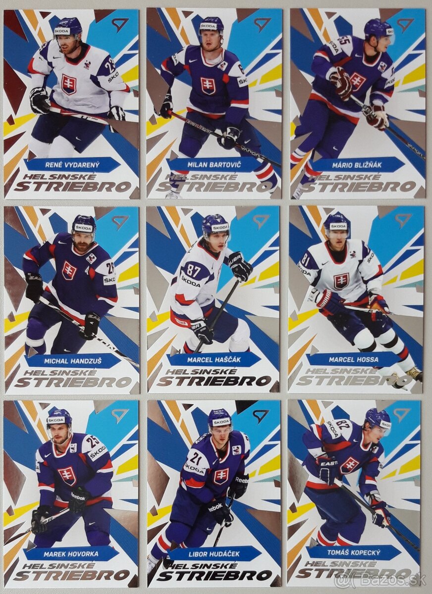 Hokejové kartičky HOKEJOVÉ SLOVENSKO 2023 HELSINSKÉ STRIEBRO - 3