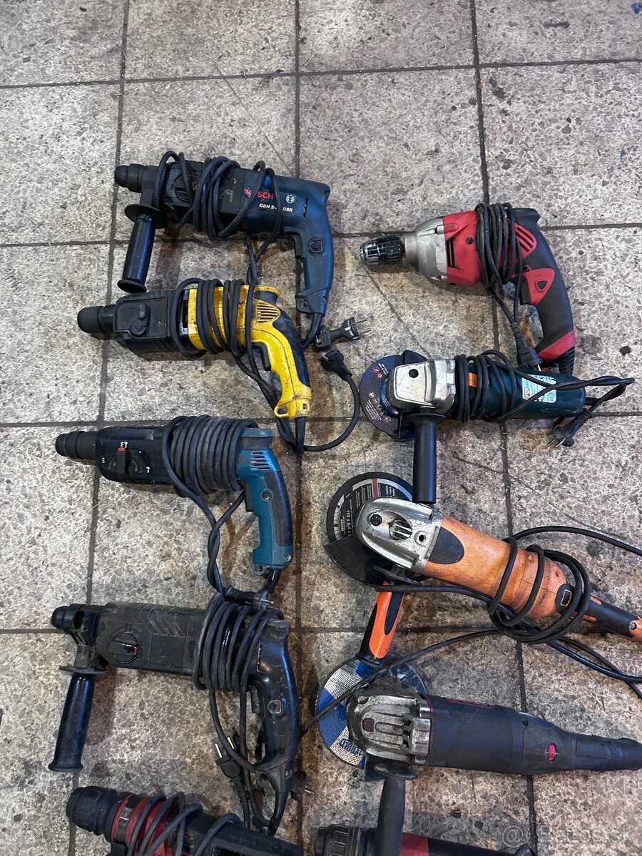 Vrtačky a uhlové brúsky - 3