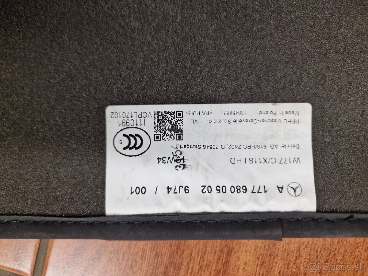 Látkové rohože Mercedes A 177 - 3