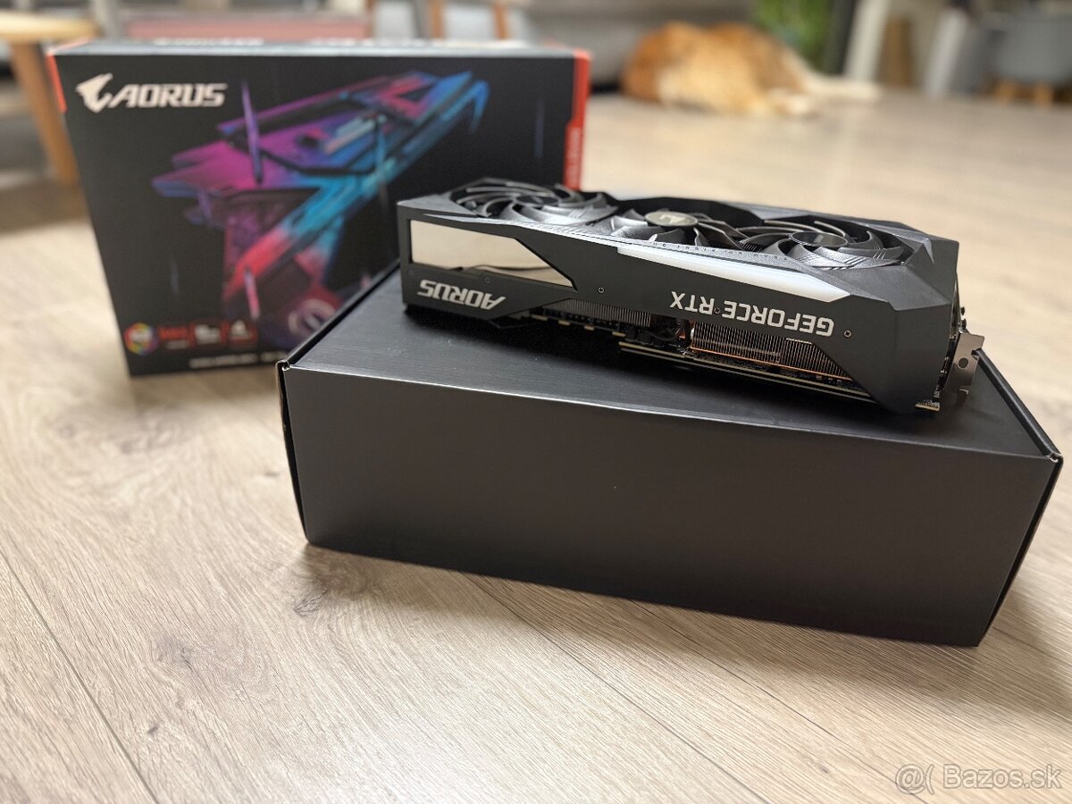 GIGABYTE AORUS GeForce RTX 3070 Ti MASTER 8G – TOP verzia – - 3