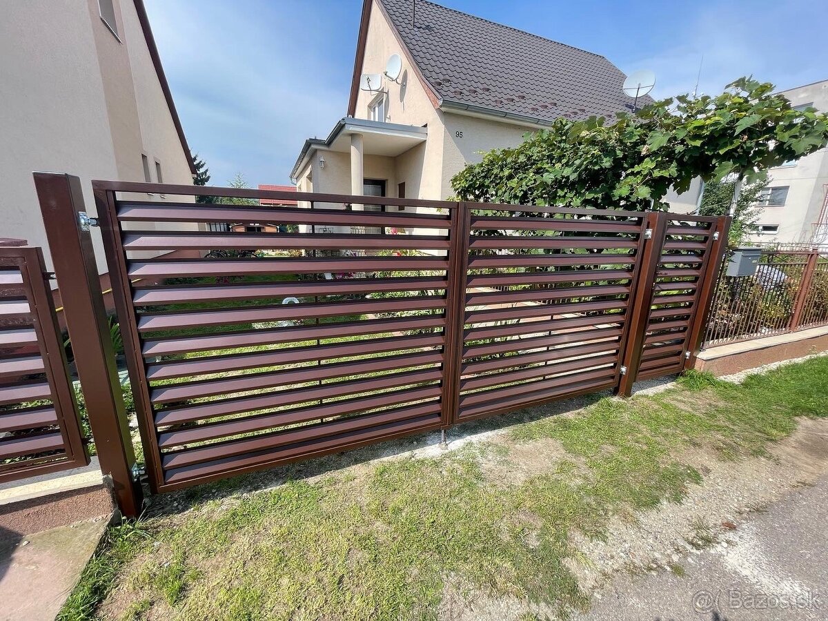 Hliníkové a oceľové brány a ploty na mieru - 3