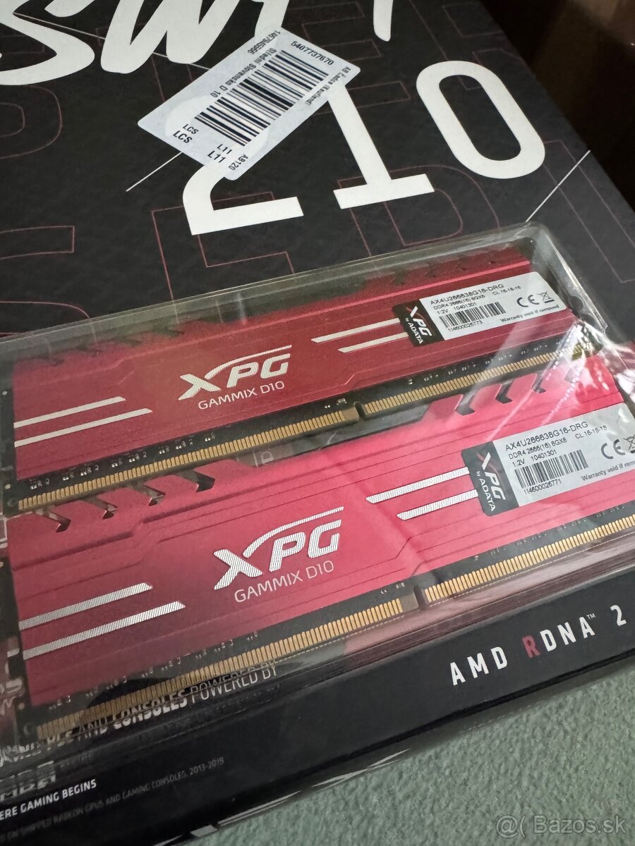 Predám 2× RAM ADATA XPG 2x8GB DDR4 - 3