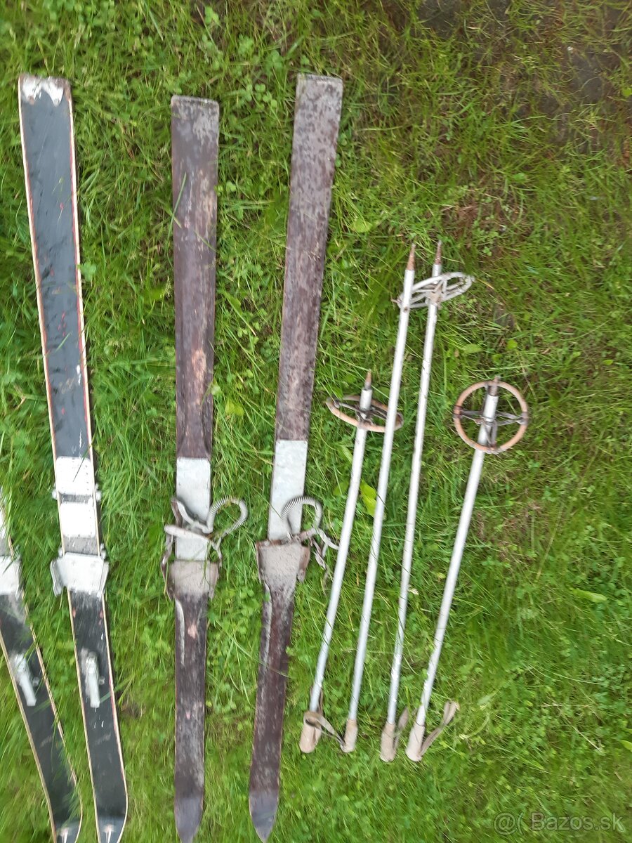 Prodám staré lyže a hůlky - 3