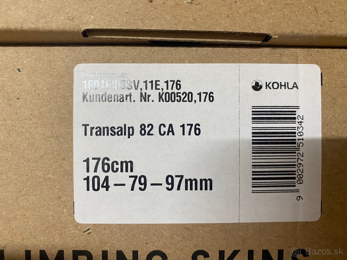 Fischer transalp 82 176cm +viazanie + pásy - 3