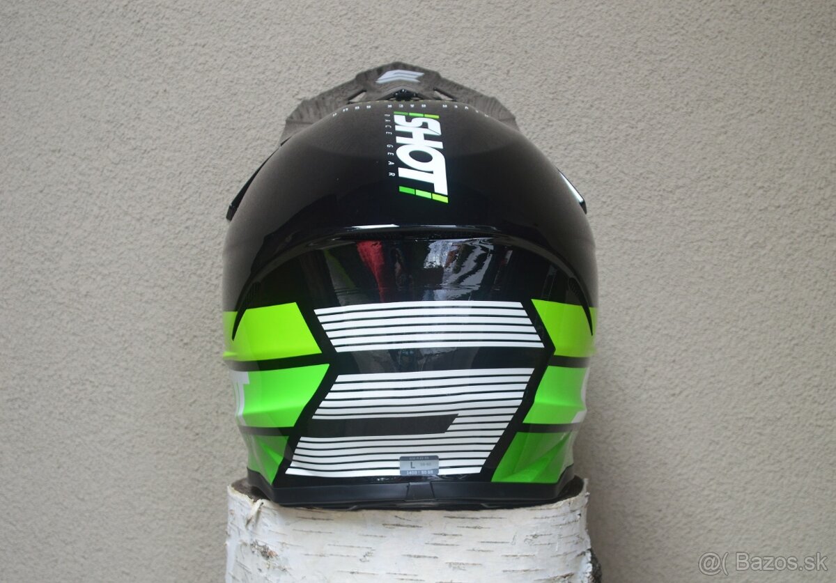 Prilba zelená shot - 3