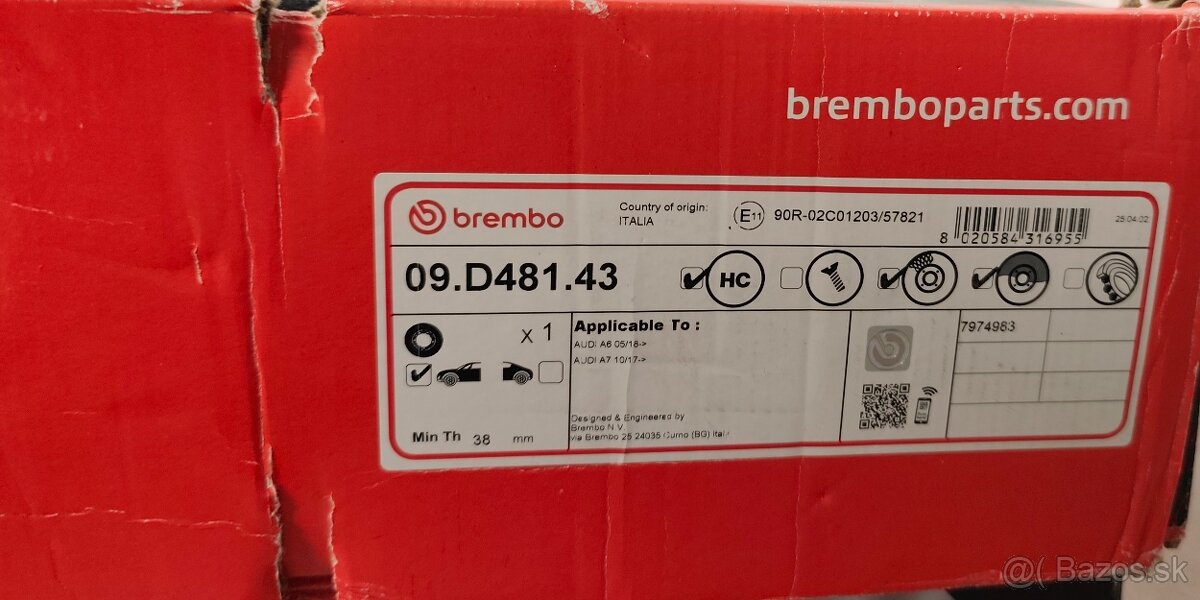 Predné brzdové kotúče brembo 420mm - 3