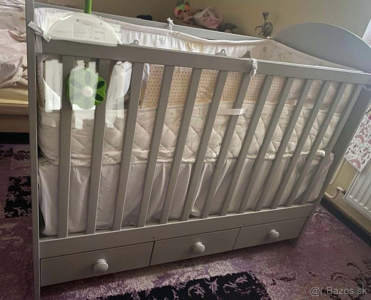 Predám detskú Ikea postieľku s matracom - 3
