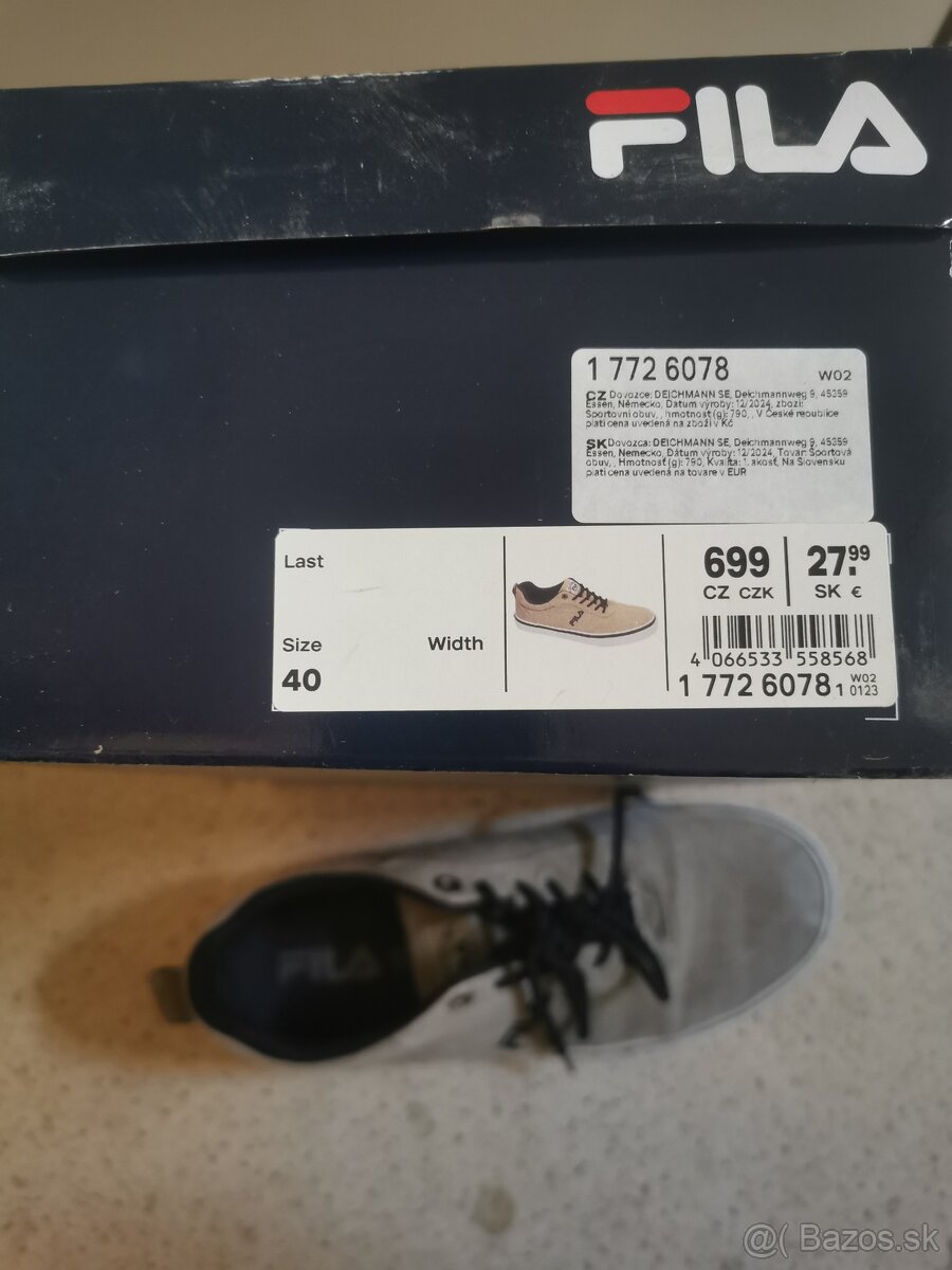 Fila tenisky veľ. 40 - 3