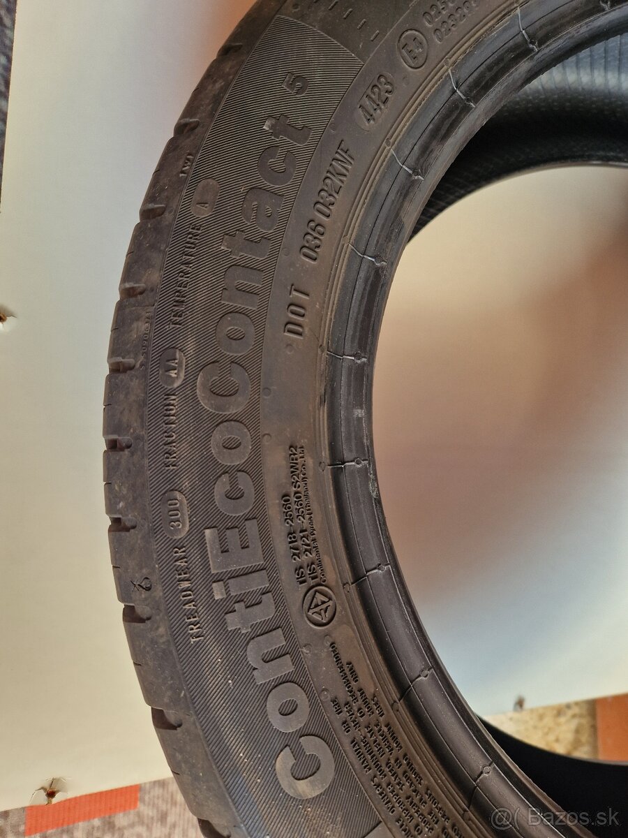 Continental 185/55 r15 letné - 3