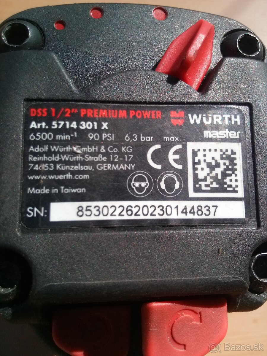 WURTH Pneumaticky razovy utahovak - 3