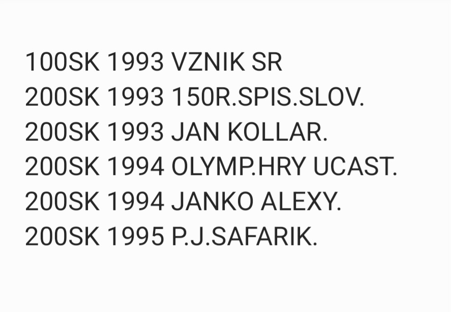 6kusov 100+200 Sk proof mince - 3