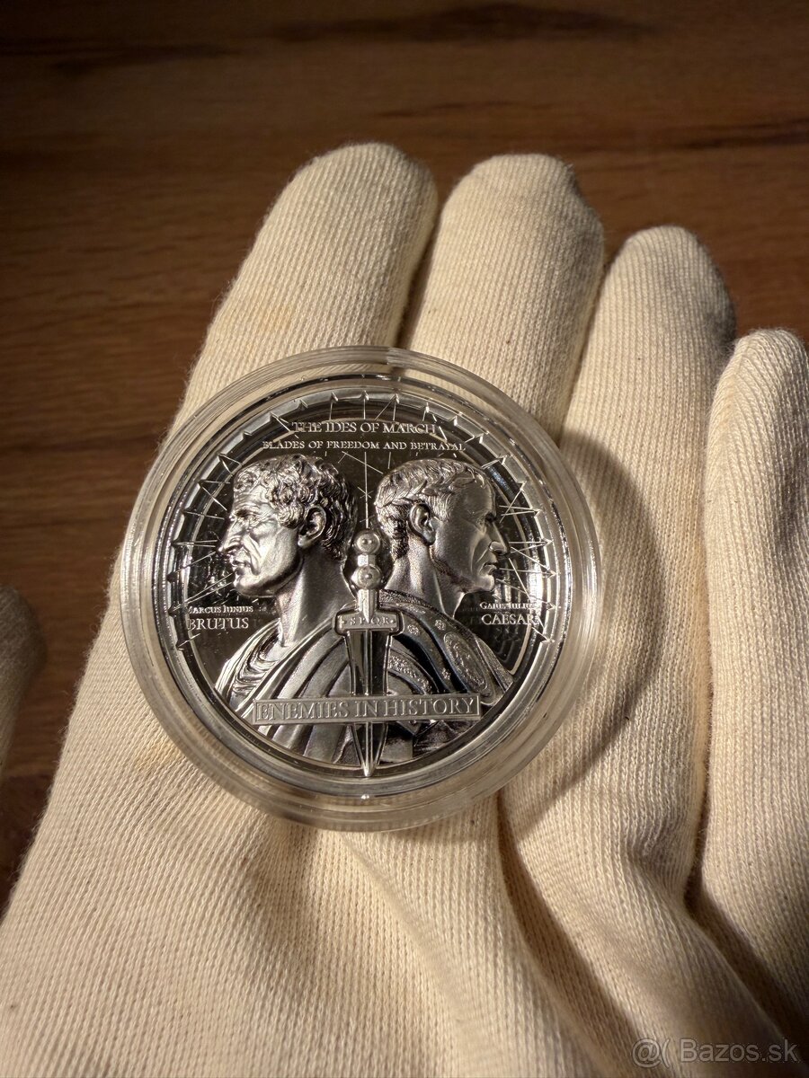2 Oz Strieborná minca Brutus vs. Ceasar - 3